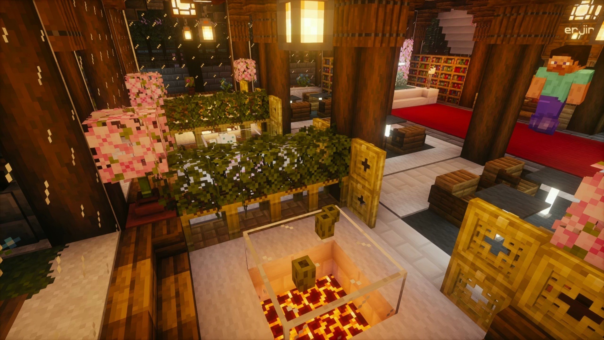 我的世界 酒馆1楼内饰