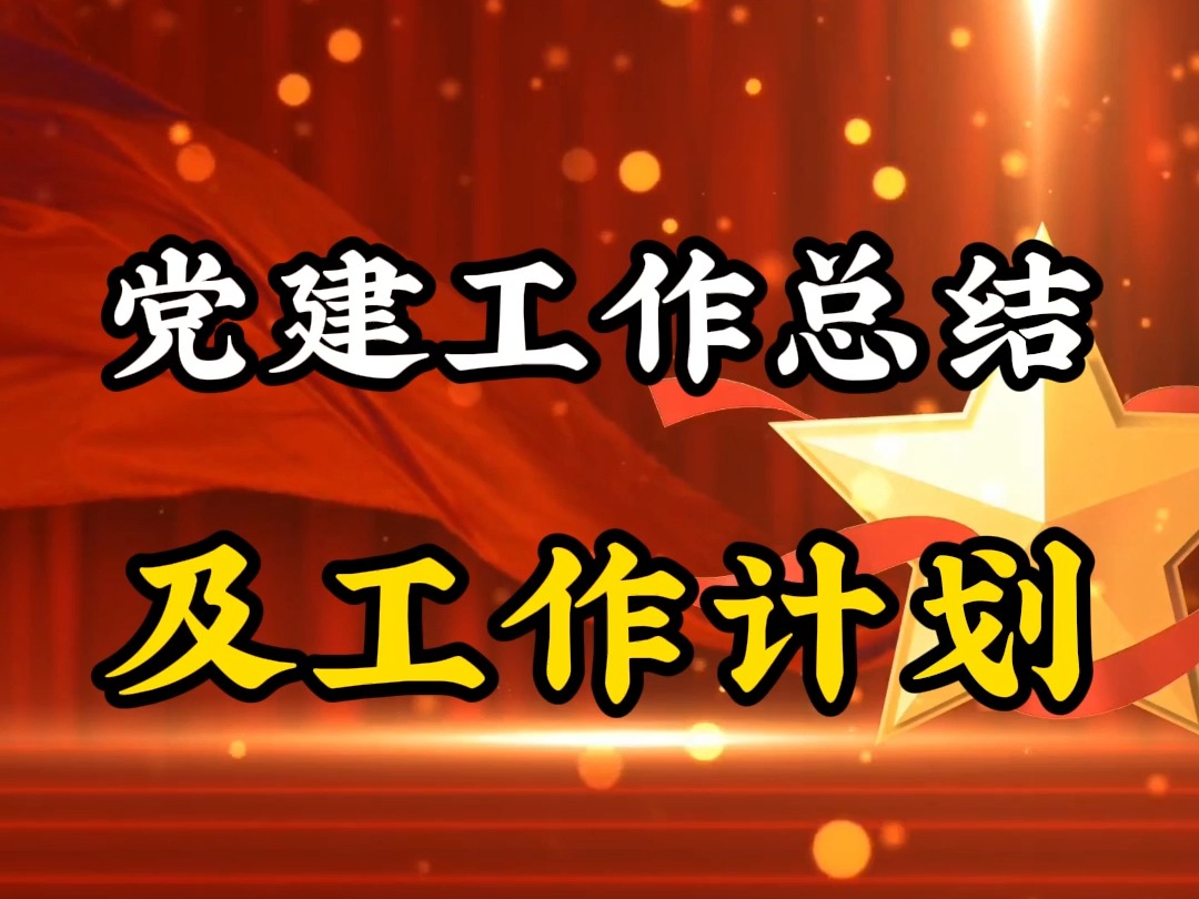 国有企业2024年党支部党建工作总结及工作计划哔哩哔哩bilibili