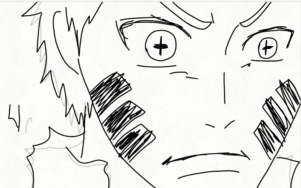 手绘佐鸣vs大筒木桃式