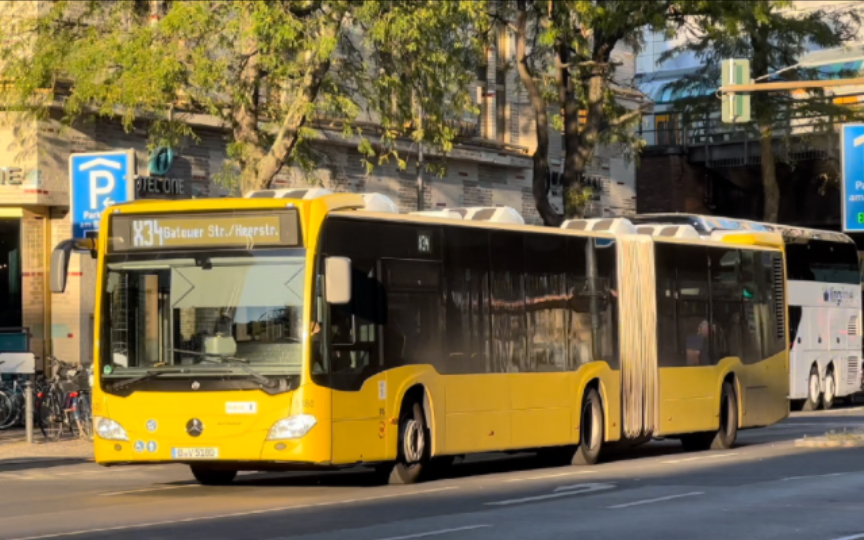 德国柏林的主力巴士车型 奔驰西塔罗铰接车(mercedes-benz citaro c