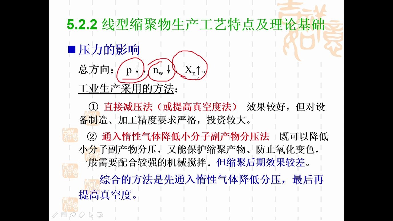 聚合物合成工艺学52 缩合聚合生产工艺熔融缩聚哔哩哔哩bilibili