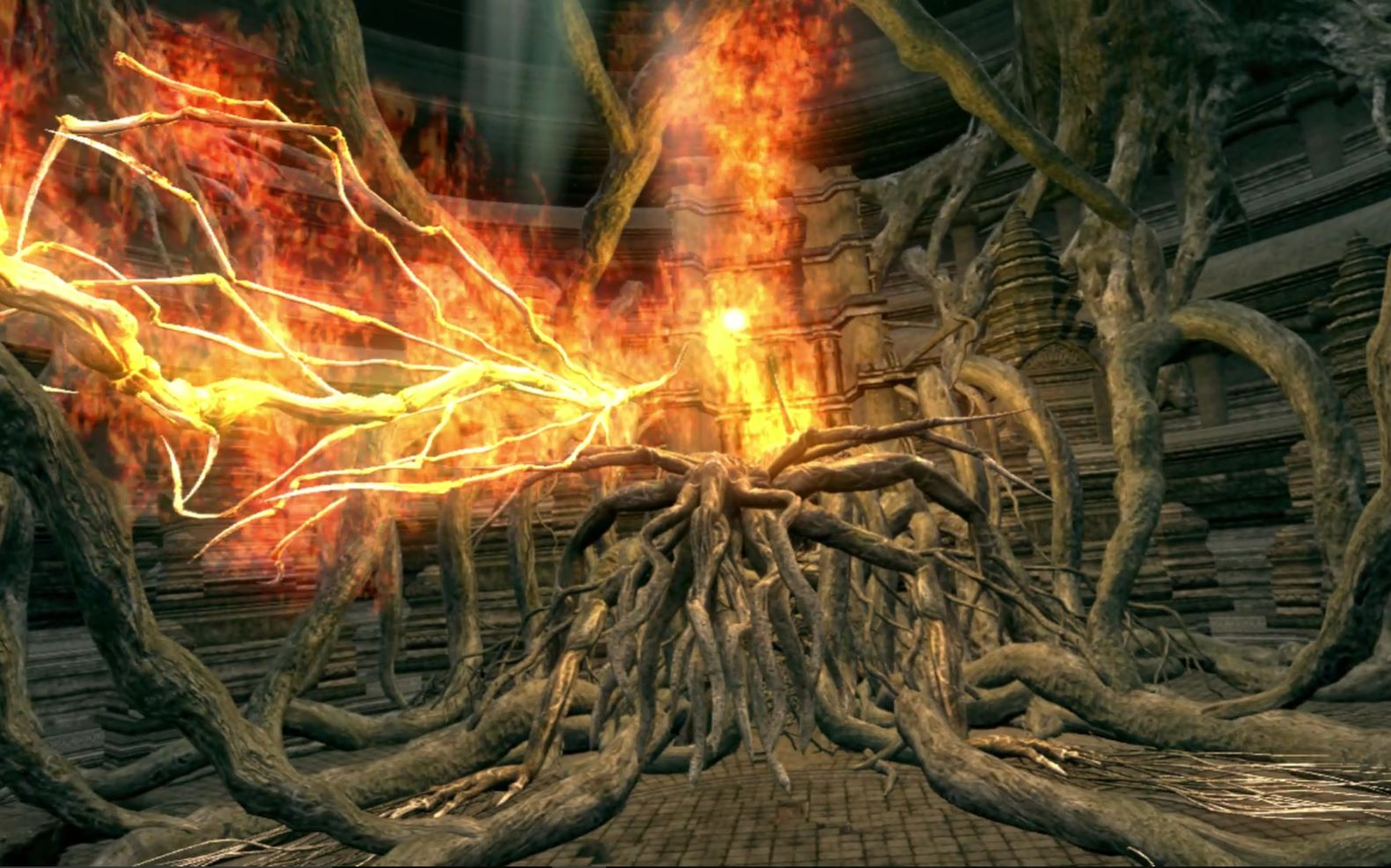 【枫大人】黑暗之魂重制版混沌的废都伊札里斯实况攻略视频混沌的温床