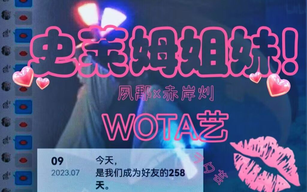 【WOTA艺】史莱姆姐妹【夙鄅x赤岸灲】妻妻双排258days迷你纪念哔哩哔哩bilibili