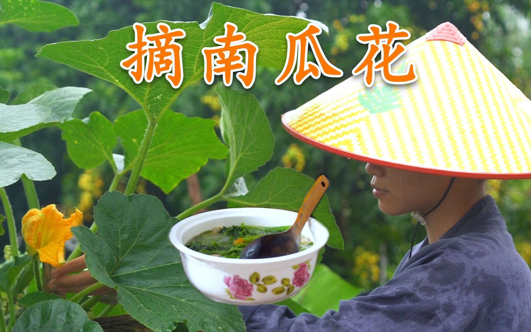 [图]摘点南瓜花滚瘦肉汤，承载了多少人的童年记忆，你还记得它的味道吗