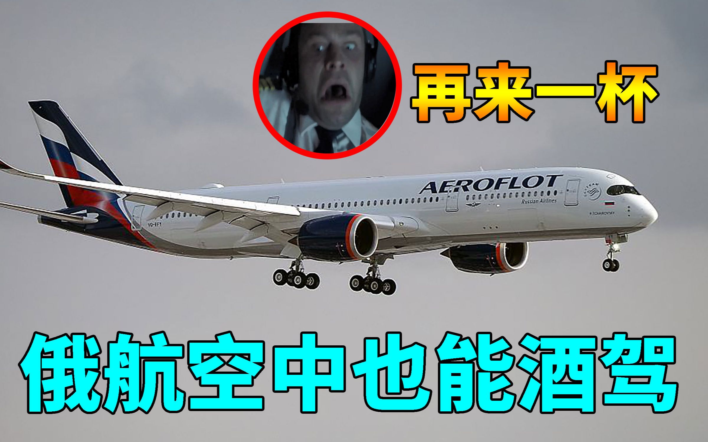 俄航战斗民族喝酒开飞机导致客机俯冲撞向地面空中浩劫