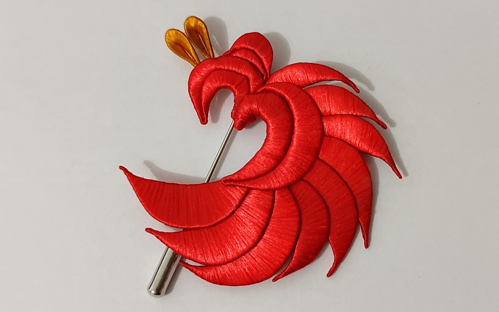 改了颜色的涂山玉佩缠花胸针(翻车 1)