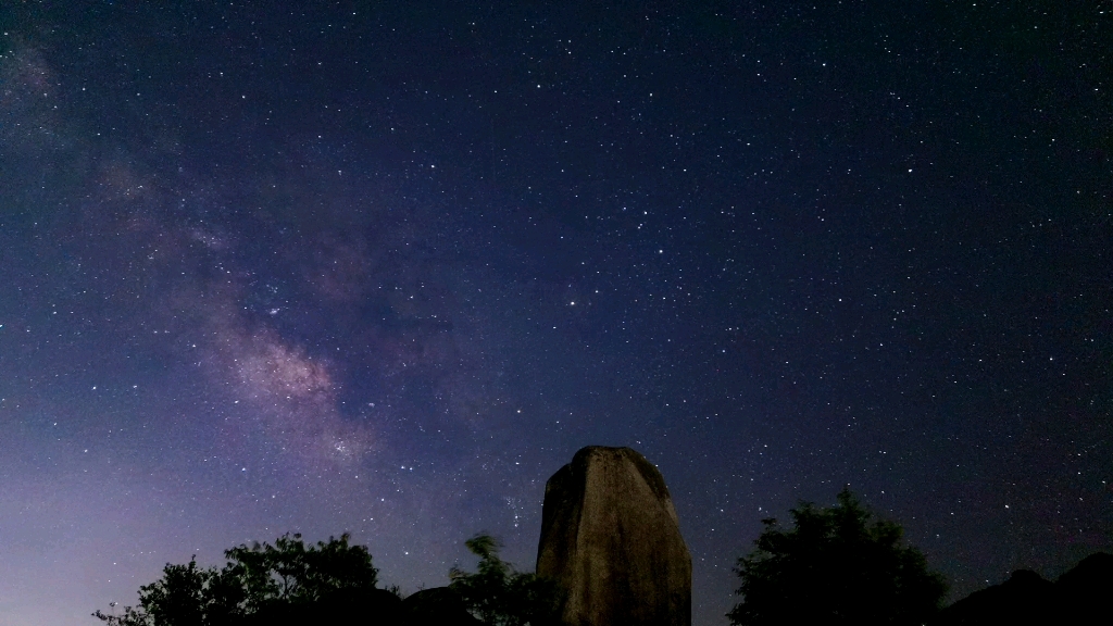 华为mate40拍摄星空银河