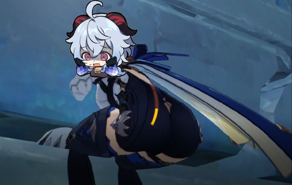 "安柏帮帮我,我卡住了."_原神