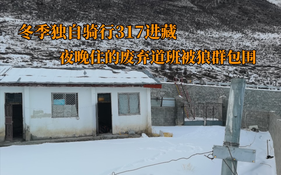 [图]骑行西藏，在雪山上的废弃道班借宿，半夜狼群在道班外面叫了几个小时