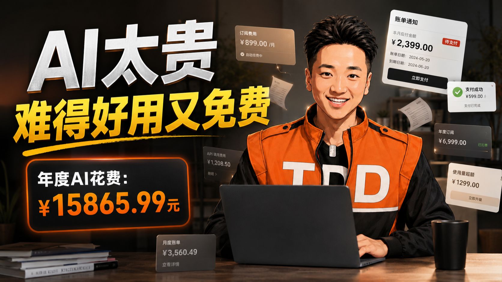 为AI花多少钱才算够啊？免费利器，且用且珍惜。