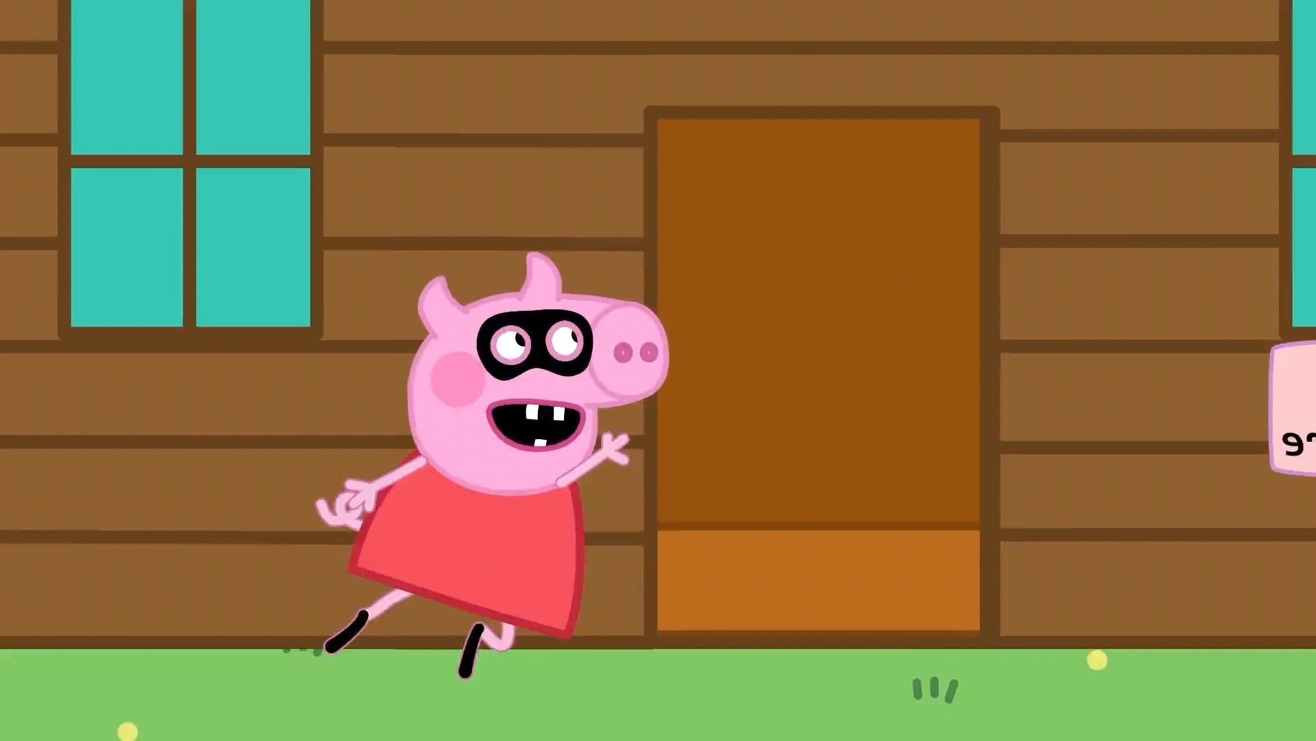 小猪佩奇与苏西去猪伯伯家吃鱼