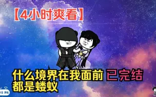 Download Video: 【4小时爽看】一口气看完沙雕动画【什么境界在我面前，都是蝼蚁】已完结！