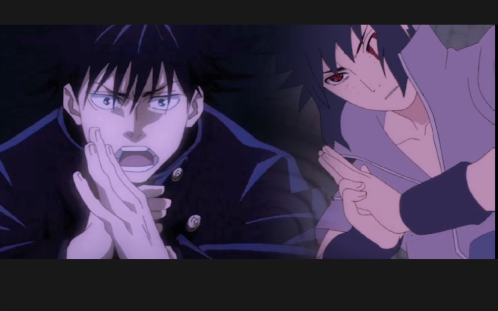 佐助伏黑惠忍术vs咒术