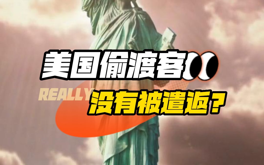 那些黑在M国的偷渡客,为什么没有被遣返?哔哩哔哩bilibili