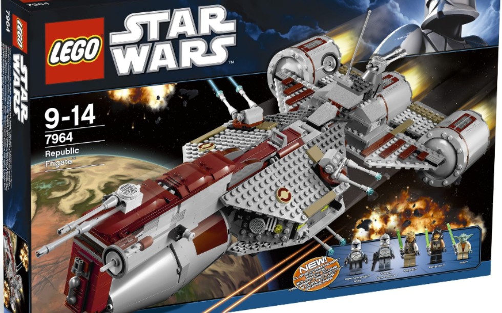 乐高星球大战7964共和国护卫舰速组评测
