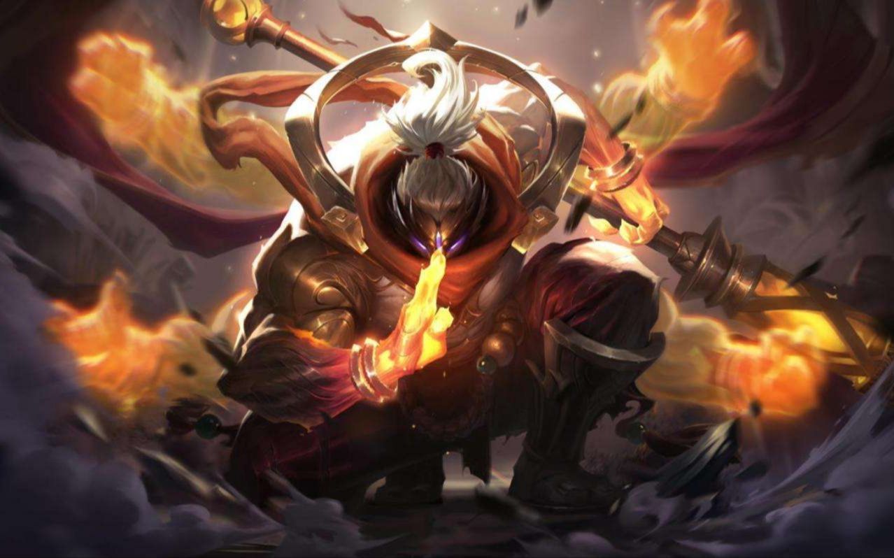 一波quadra kill的贾克斯