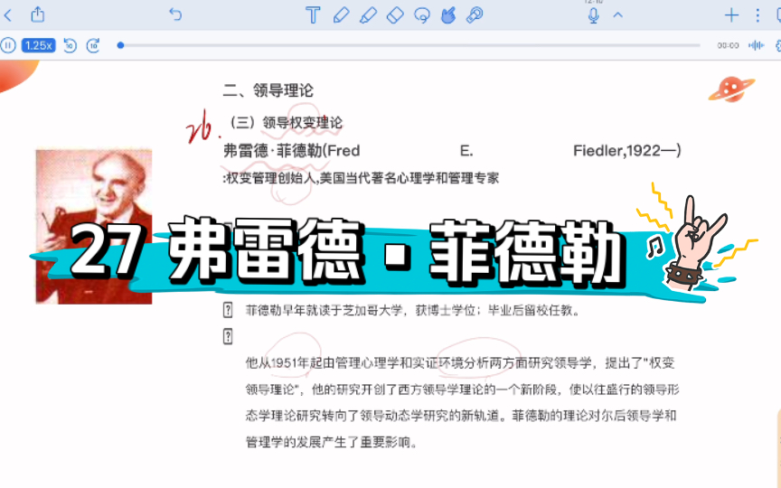 27 管理学人物之弗雷德•菲德勒———领导权变理论哔哩哔哩bilibili