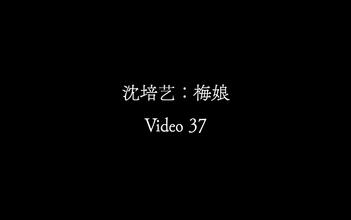 【Video 37】沈培艺《梅娘》哔哩哔哩bilibili