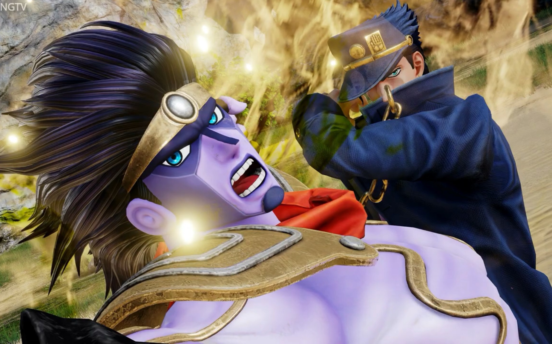 《jump force》大乱斗 承太郎和dio最新实机截图