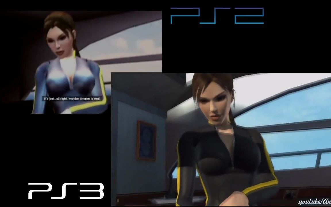 [图]古墓丽影8 地下世界 - PS2 vs PS3画面对比