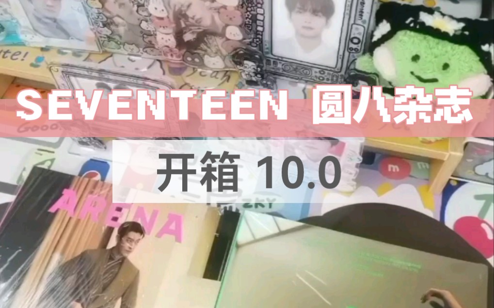 [SEVENTEEN]|开箱7.0|圆八双人杂志ARENA|封面才是财富密码望周知哔哩哔哩bilibili