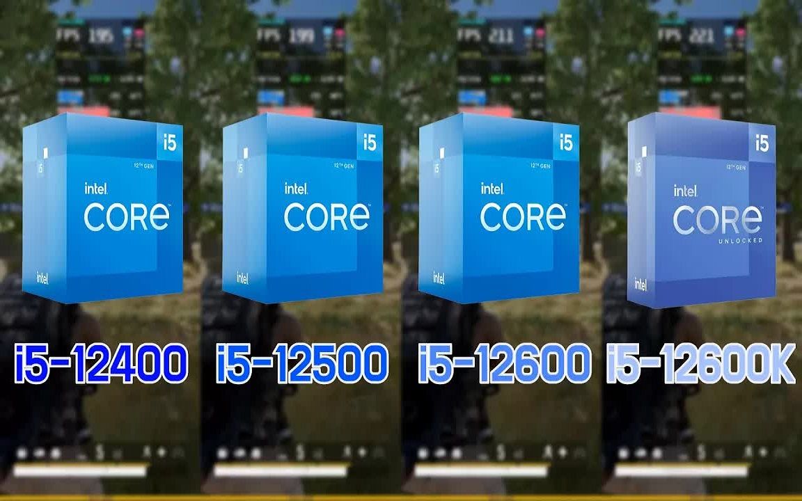 i512400 vs i512500 vs i512600 vs i512600K + 3080Ti (7 Games / FHD / 1080P )哔哩哔哩bilibili