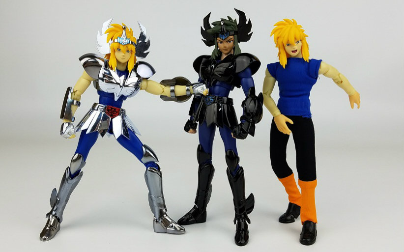 [刘哥模玩]圣衣神话安全帽白鸟座冰河 黑鸟(极光模型)