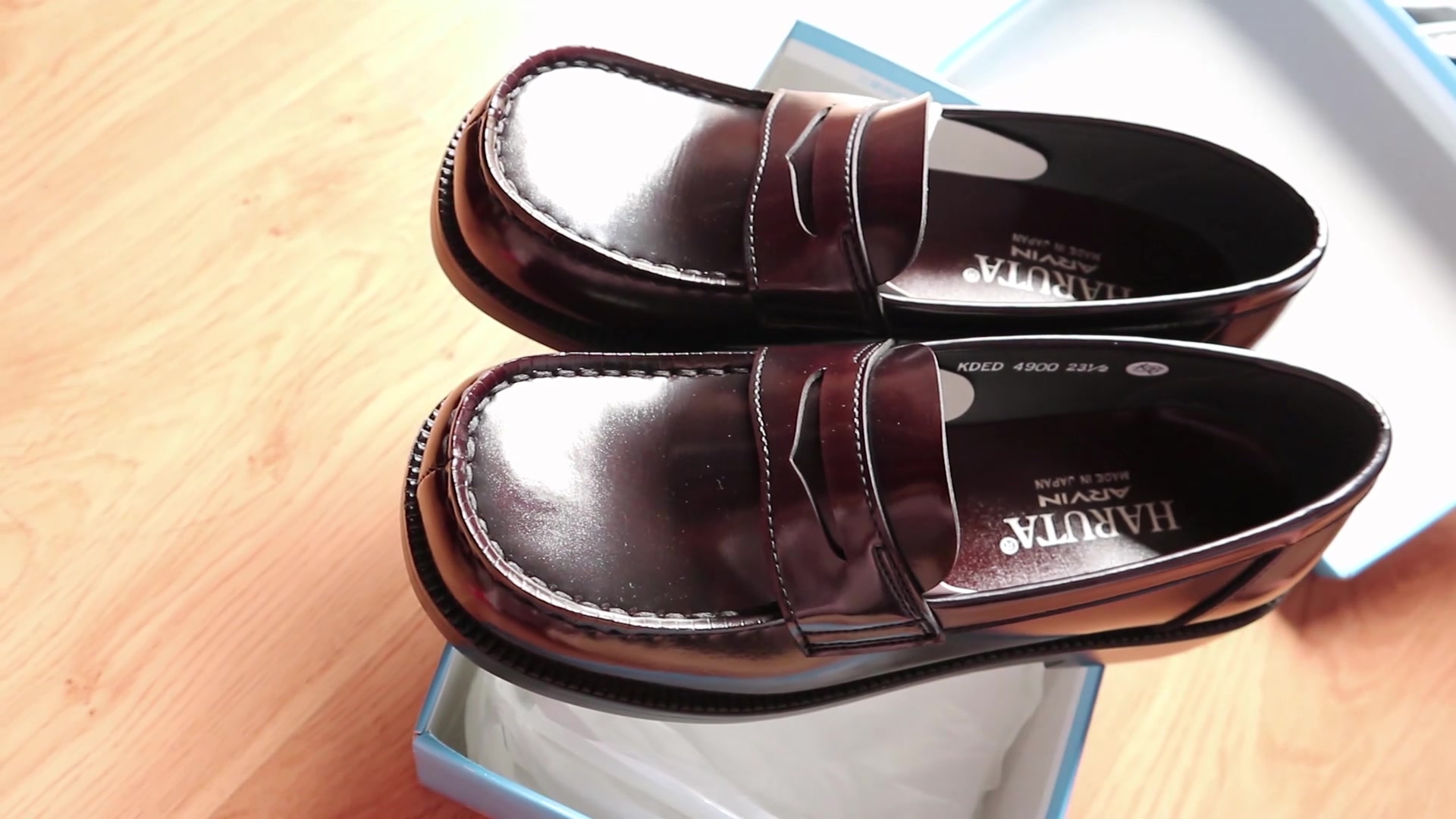 haruta4900制服鞋 开箱视频_哔哩哔哩_bilibili