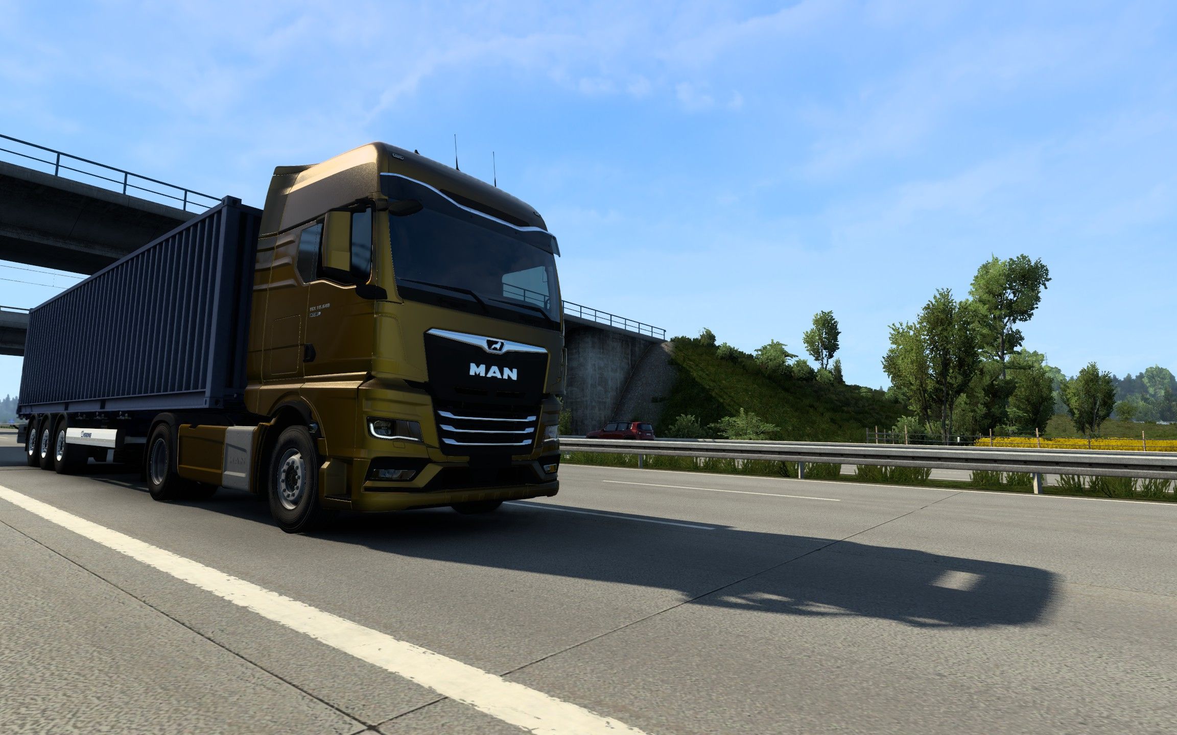 欧洲卡车模拟2 新车试玩:试玩全新man tgx