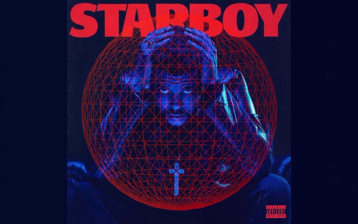 starboy-the weeknd 音乐可视化