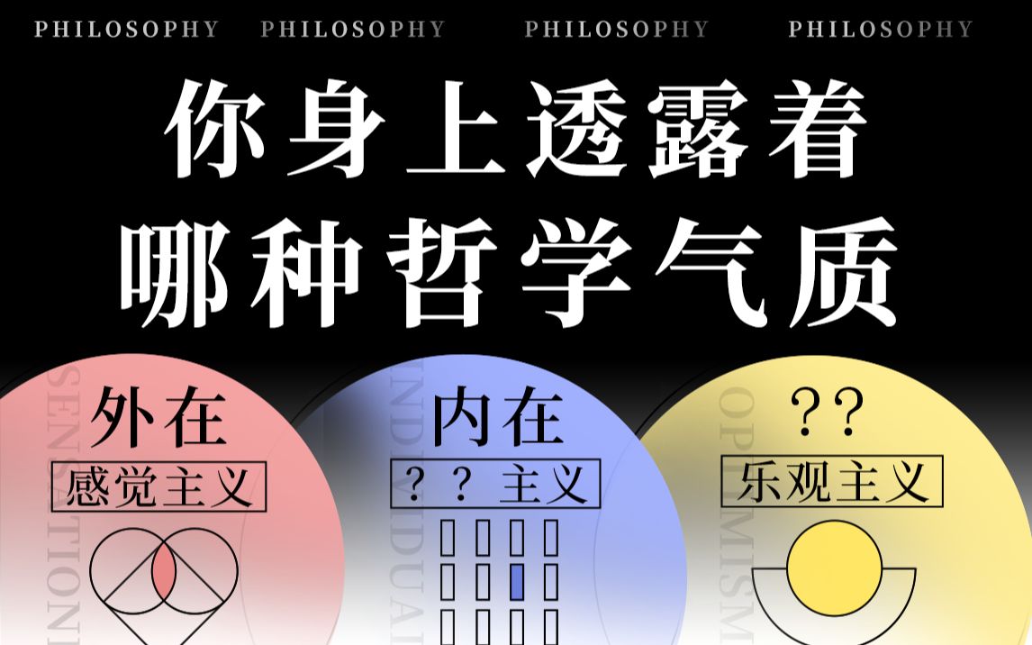 [图]哲学气质测试，你的外在、内在、灵魂透露着哪种哲学气质？