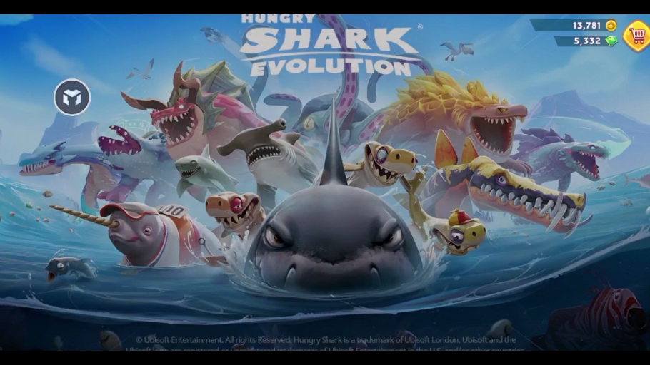 普通鲨鱼两命击杀大螃蟹!go, go, go!饥饿鲨启动!