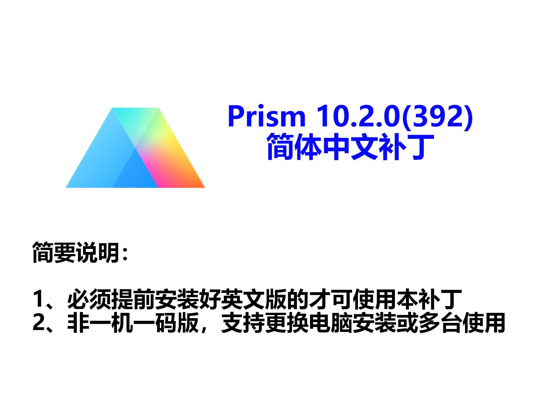 Prism10.2.0(392)简体中文汉化补丁(视频下方提供免费英文版)哔哩哔哩bilibili