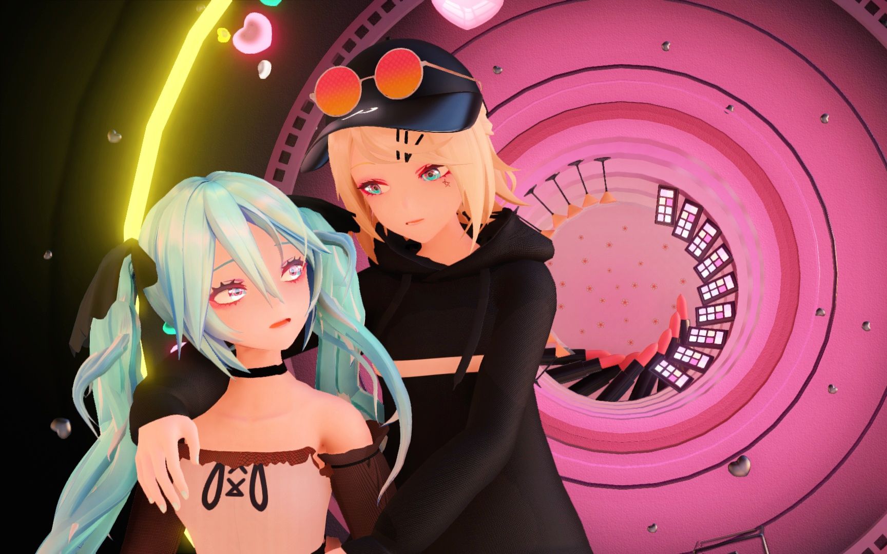 【葱橘mmd】gimme×gimme(镜头/场景5连配布)