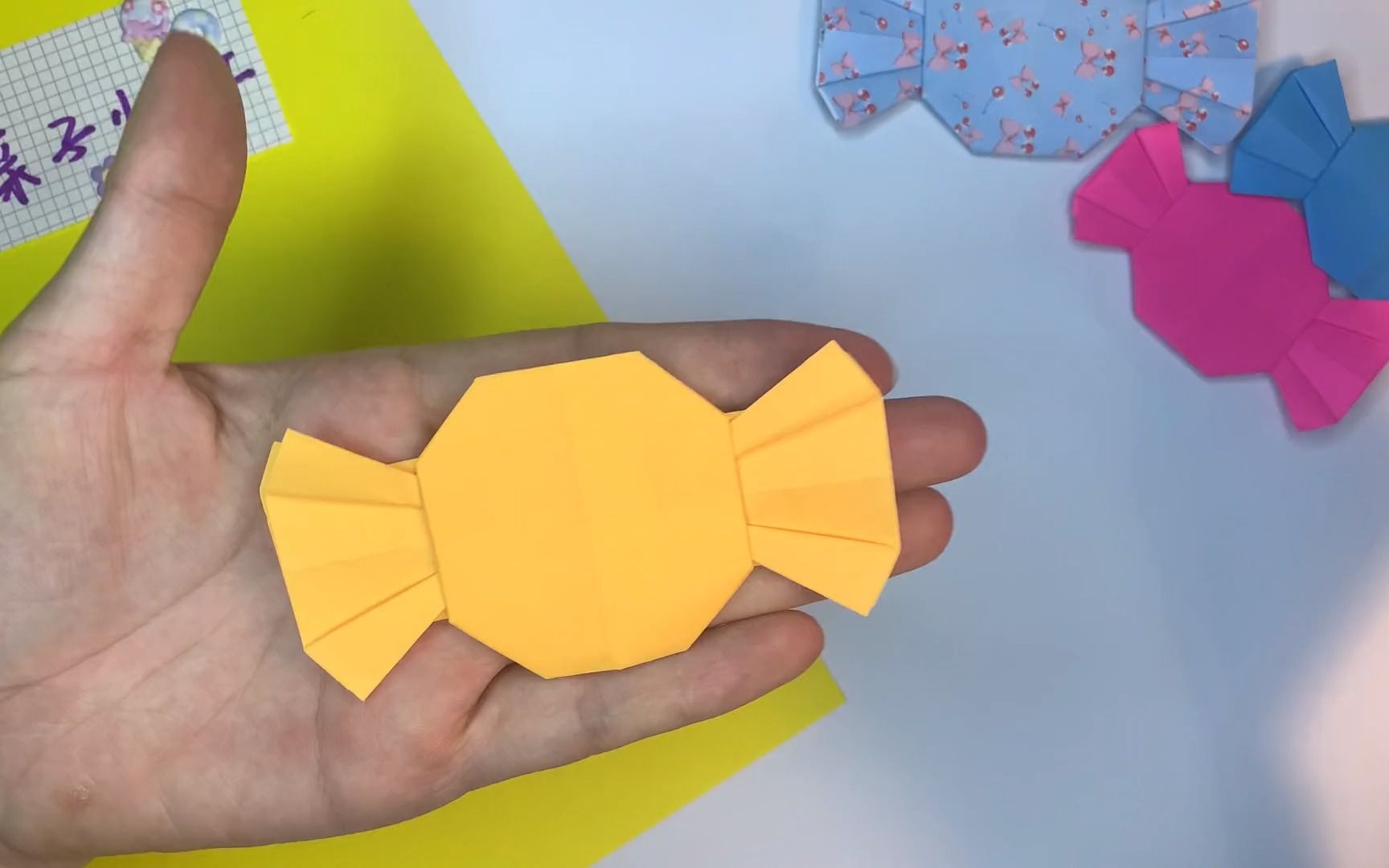 可爱的马卡龙糖果96教程来了#手工折纸