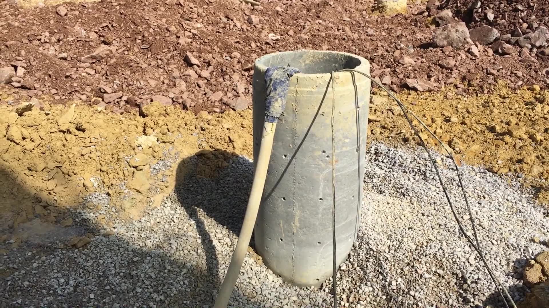 明沟加集水井排水