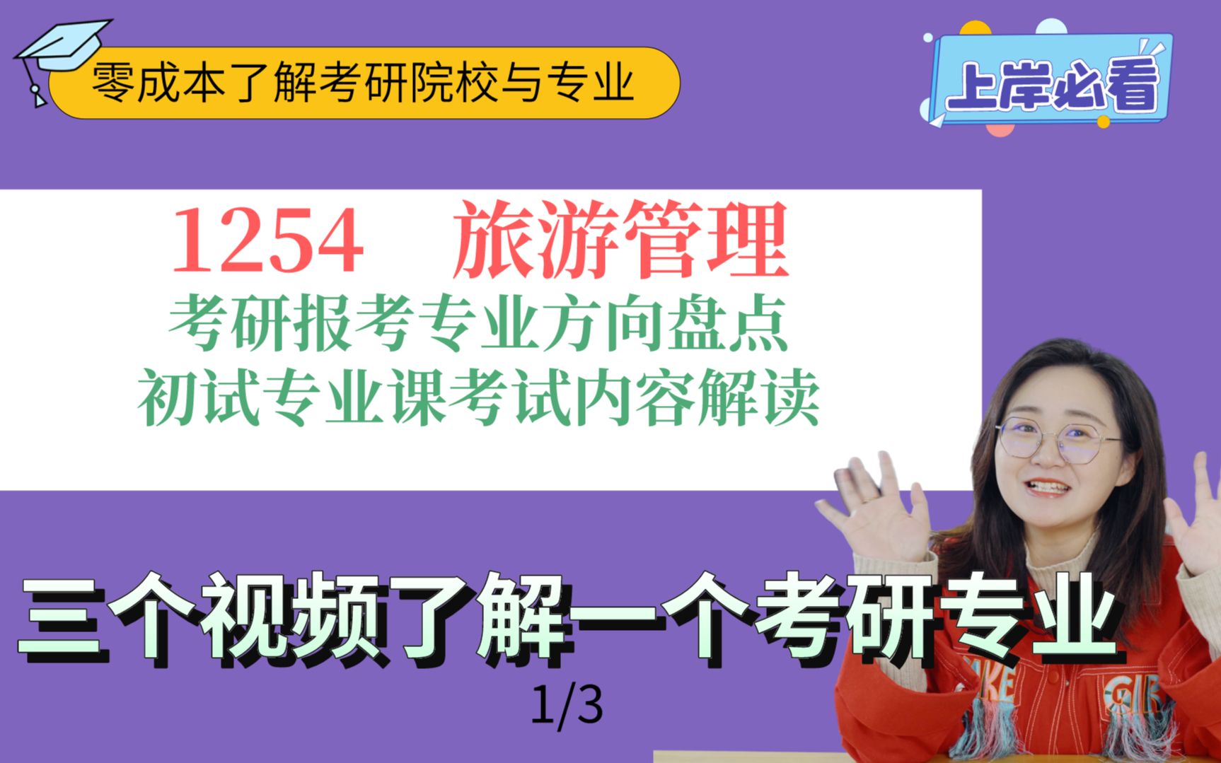 管理学下的旅游管理专业考研,你得知道这些事哔哩哔哩bilibili