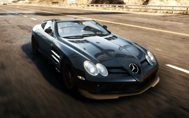 极品飞车18 敞篷奔驰slr mclaren mercedes-benz mclaren slr 722 e