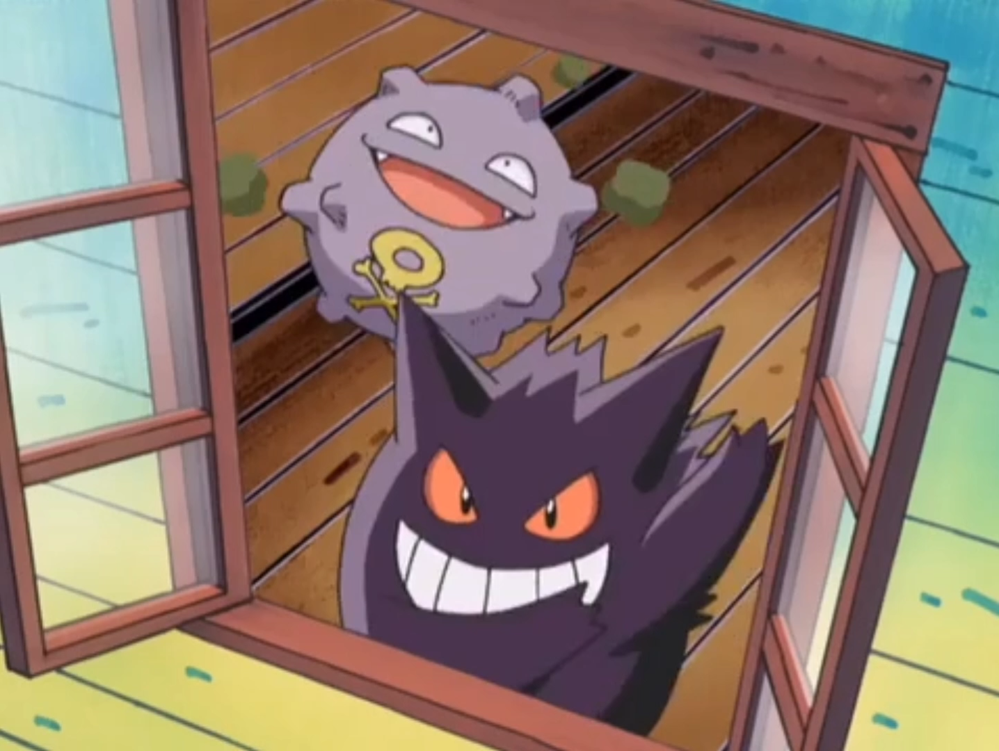 来看看幽灵系神奇宝贝的可爱吧9696一心想做搞笑男的耿鬼9898