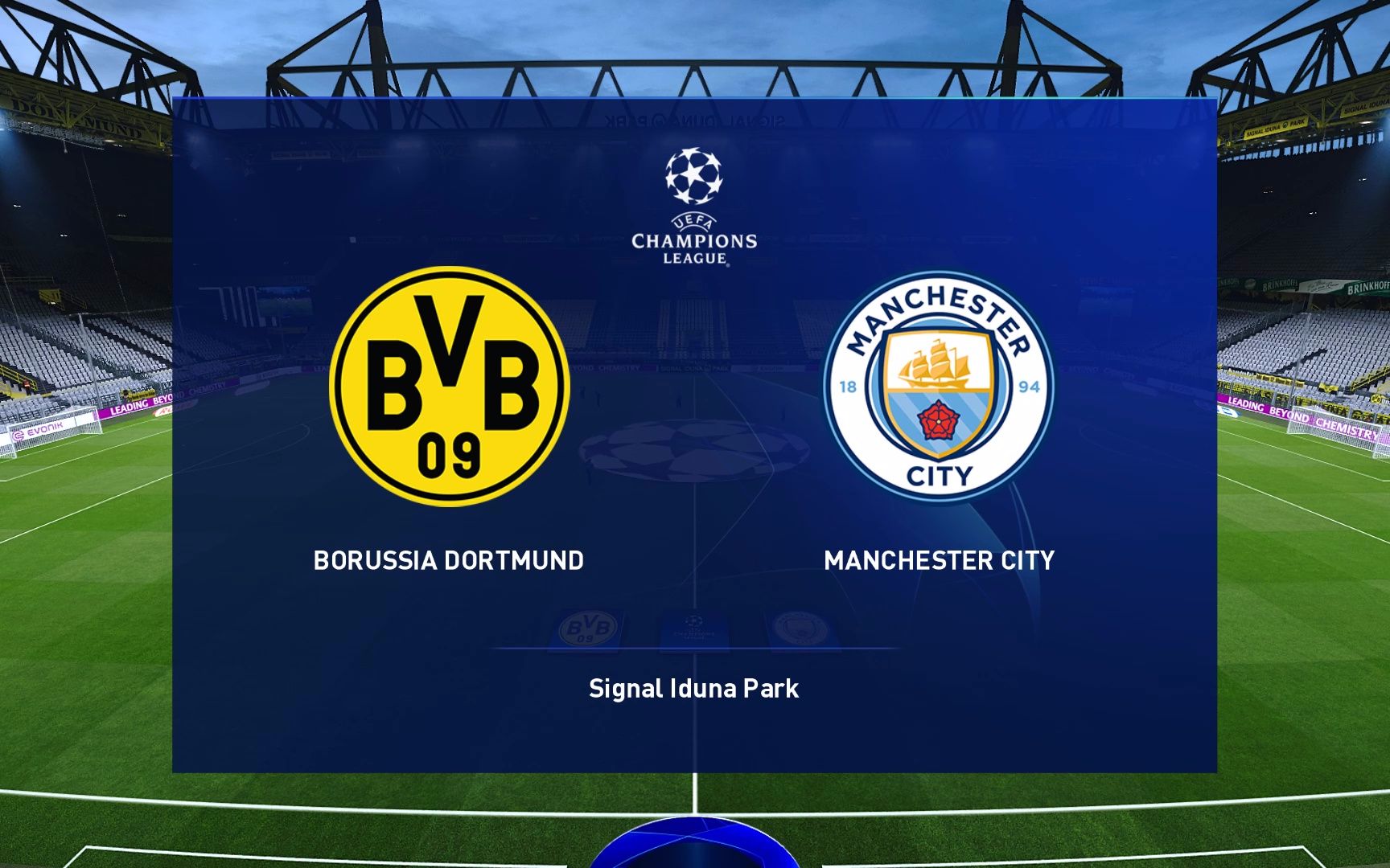 多特蒙德 vs 曼彻斯特城 | 波澜不惊德第二回合 | pes2021_哔哩擗哩