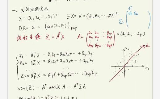 【医学统计学进阶】《多元统计分析》7 主成分分析(PCA)(理论)哔哩哔哩bilibili