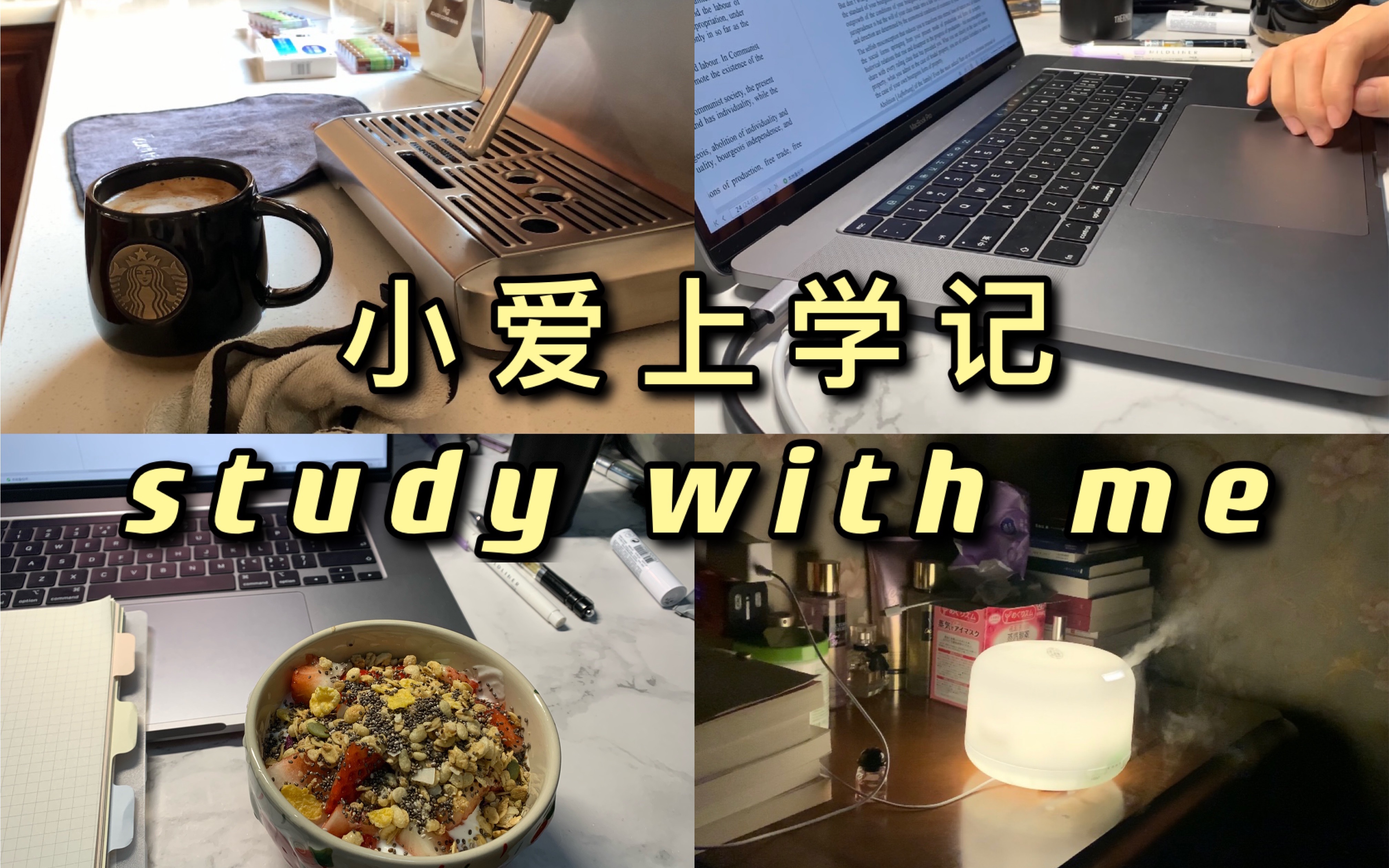 小爱上学记#02/留学生上网课/study with me