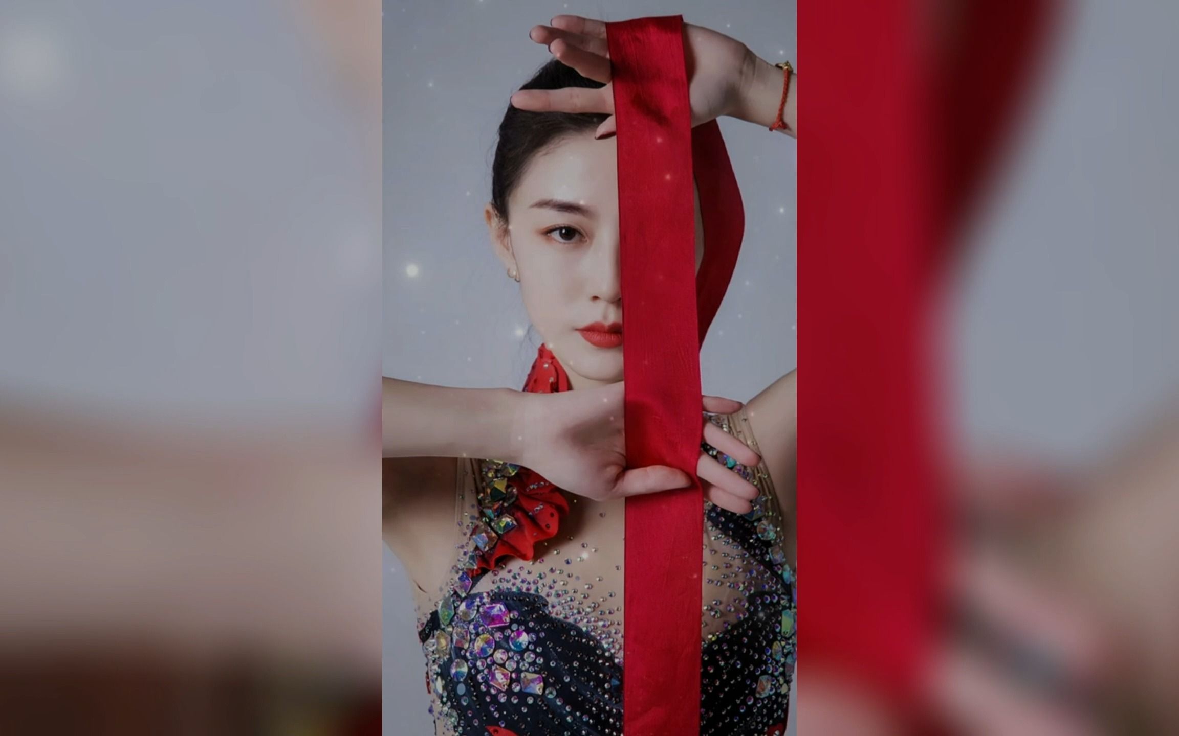 艺术体操冠军付庞博 美出高级感 体育冠军经纪人