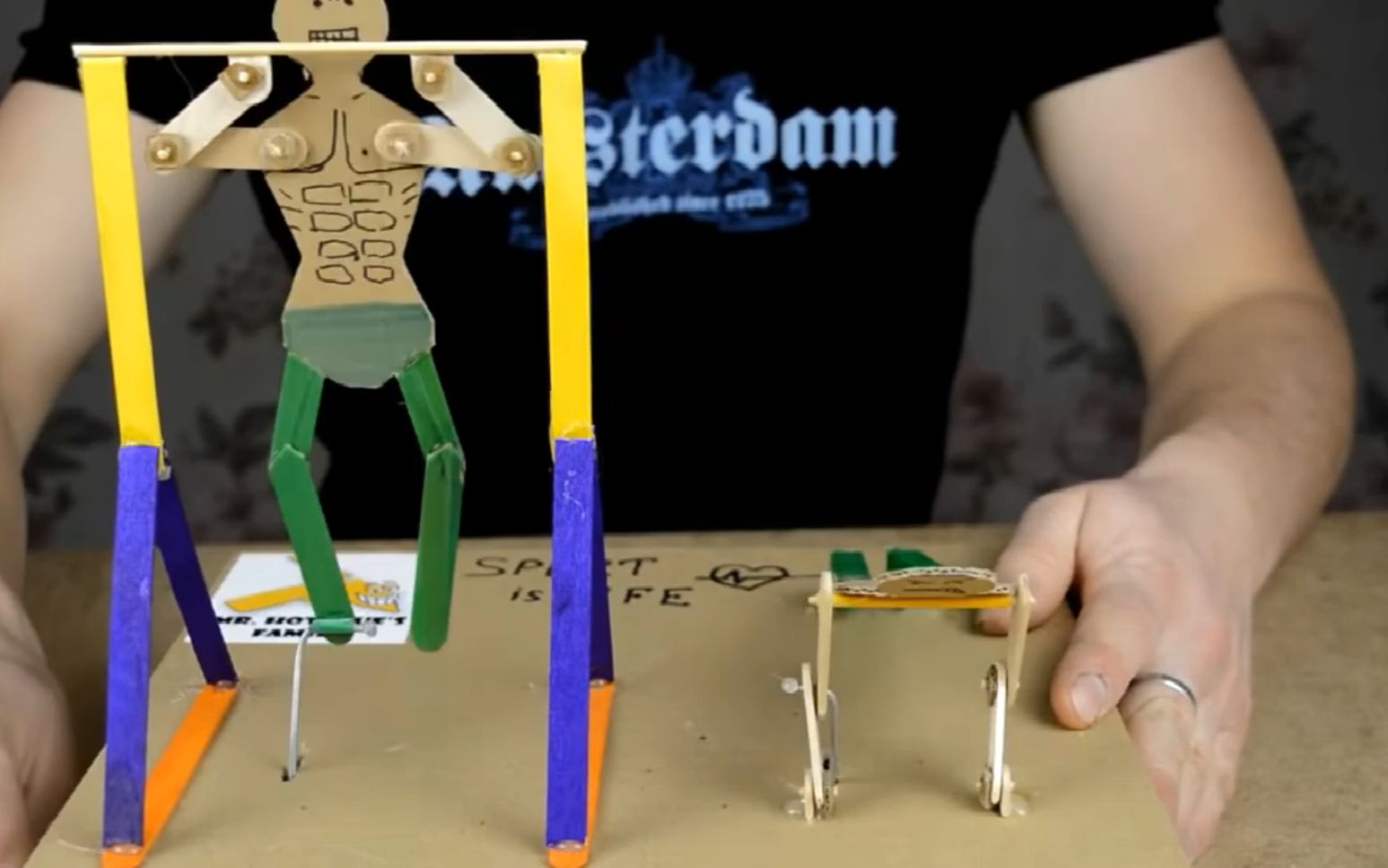 手工制作健身小达人,你还有什么理由不运动,一起锻炼吧