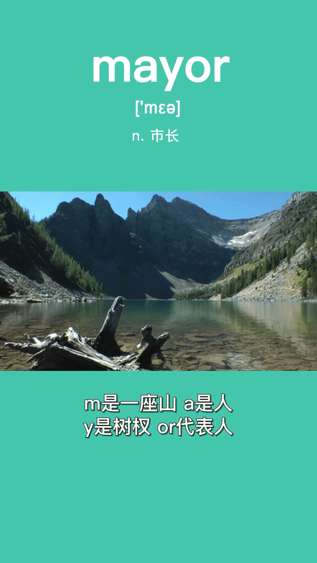 乐学单词:mayor你get了吗?哔哩哔哩bilibili