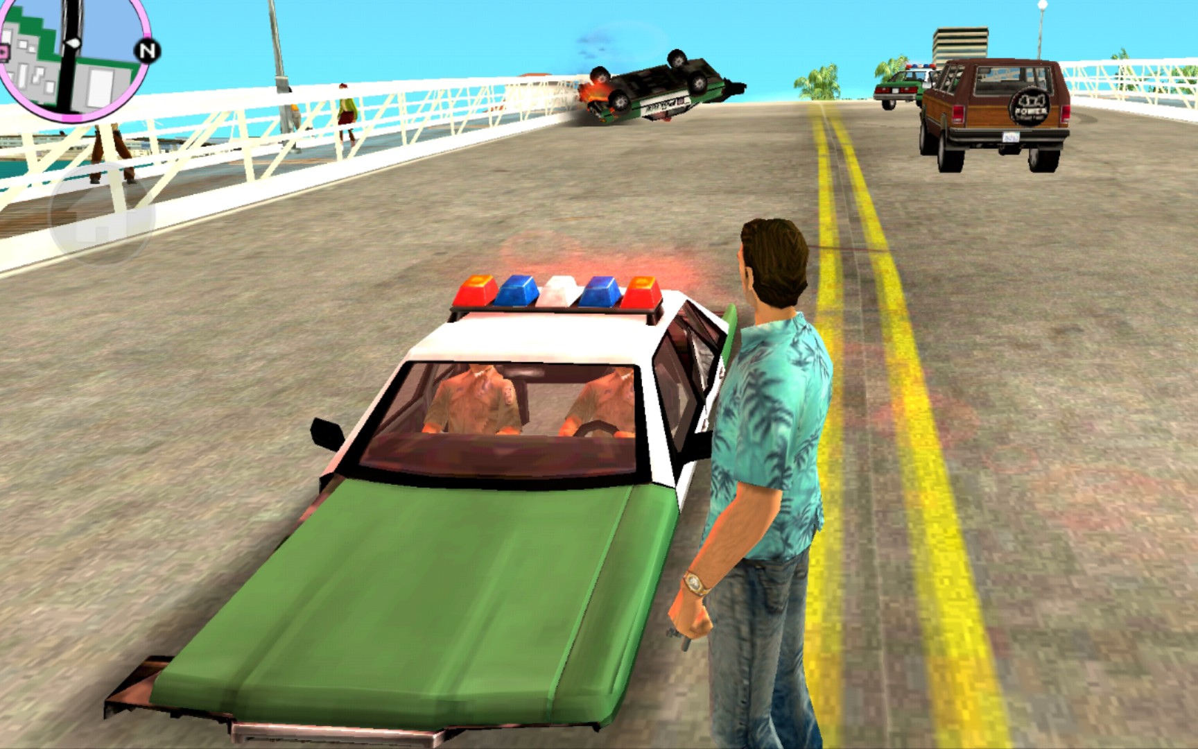 gta罪恶都市:出租车跑环岛_哔哩哔哩 (゜-゜)つロ 干杯~-bilibili