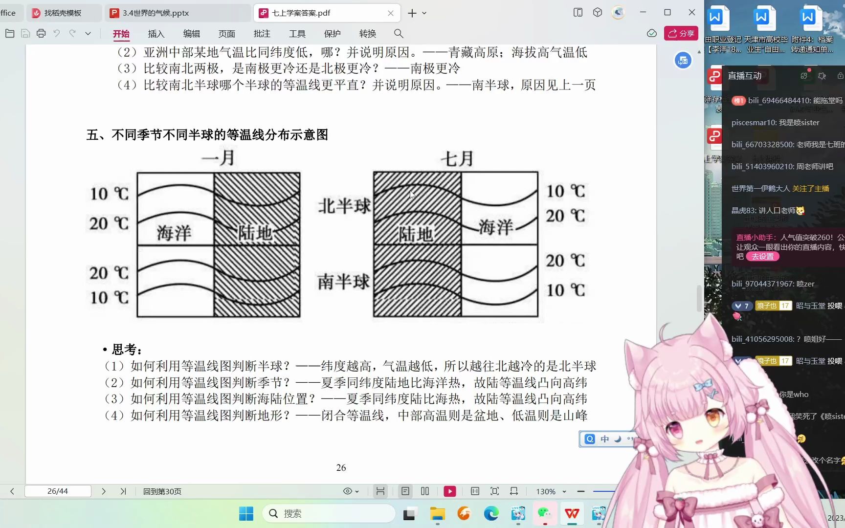 [图]气温和降水