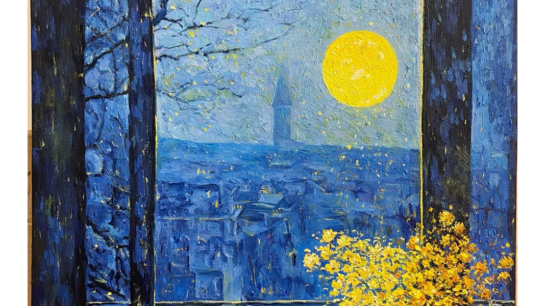 仿佛是欧洲寂静又灿烂的夜晚