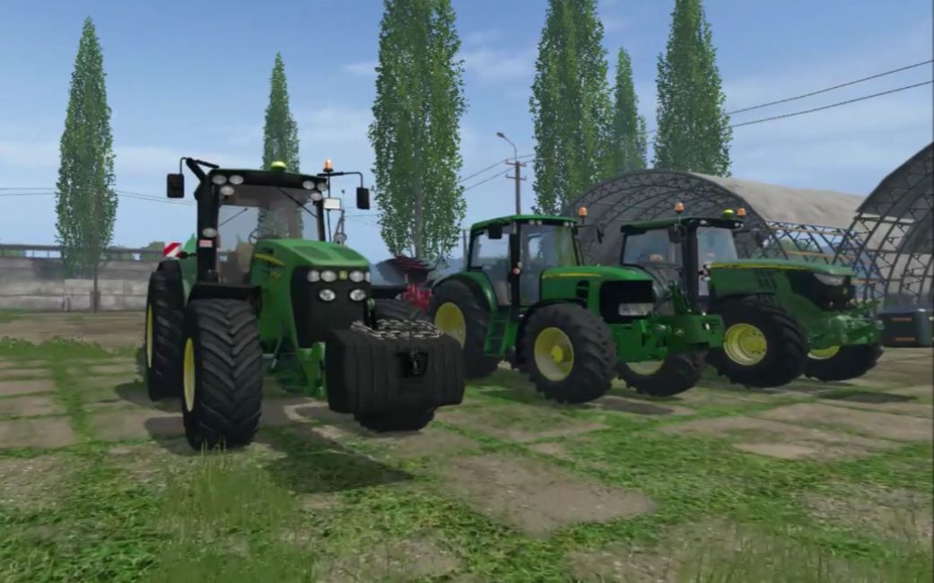 【小冶纪录片】《模拟农场15》驾驶约翰迪尔拖拉机开始春耕第一犁 no.