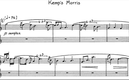 [图]【芬尼西】芬尼西 - 肯普的莫里斯舞 Michael Finnissy: Kemp's Morris)